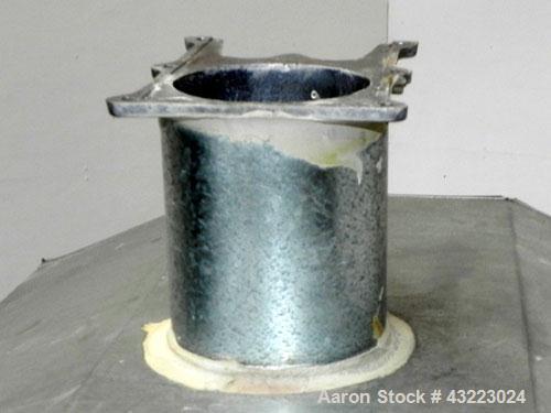 Used Vibra Screw Volumetric 1’’ Versi Feeder, 304 Stainless Steel. Bulk density 47 pounds a cubic foot, flow rate 130-180 pounds an hour. Driven by a 3/4 hp, 3/60/460 volt, 1750 rpm XP gear motor. Un...
