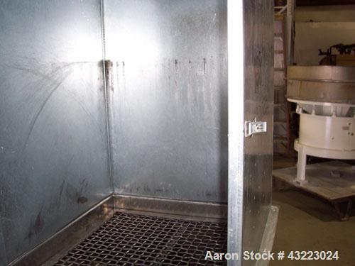 Used Vibra Screw Volumetric 1’’ Versi Feeder, 304 Stainless Steel. Bulk density 47 pounds a cubic foot, flow rate 130-180 pounds an hour. Driven by a 3/4 hp, 3/60/460 volt, 1750 rpm XP gear motor. Un...