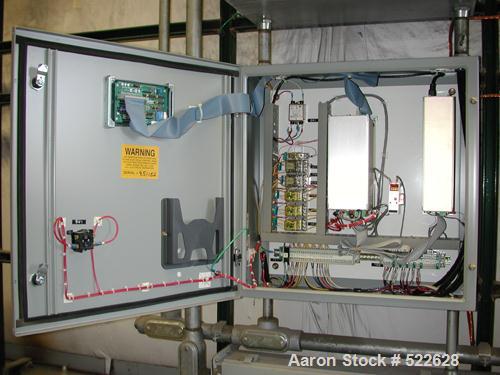 USED: Vibra Screw loss in weight feeder system. Includes Vibra Screw model CLIW2-500-5C, 2" screw, rated 52-1040 lbs/hour, feed hopper, load cell platform scale, variable frequency drive controller a...