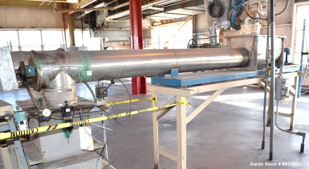 Used Vibra Screw 304 Stainless Steel Screw Feeder.