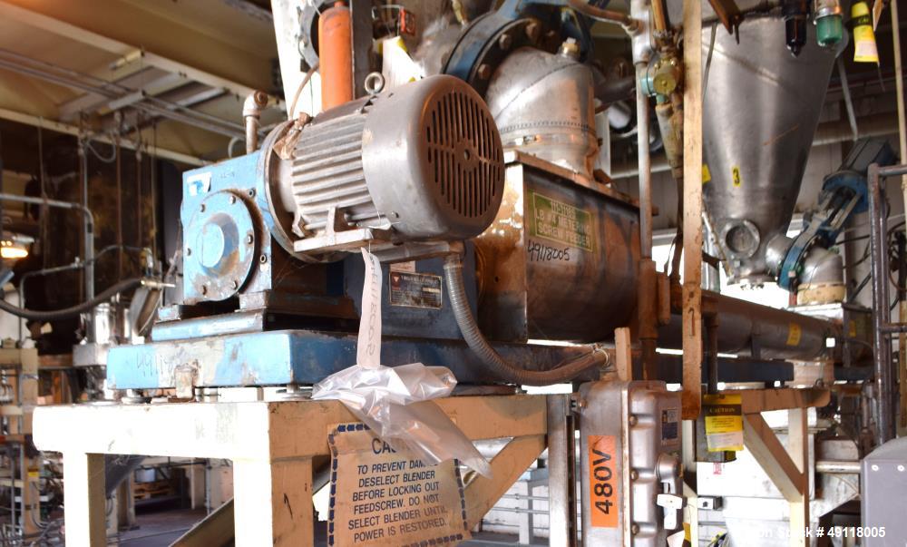 Used Vibra Screw 304 Stainless Steel Screw Feeder.