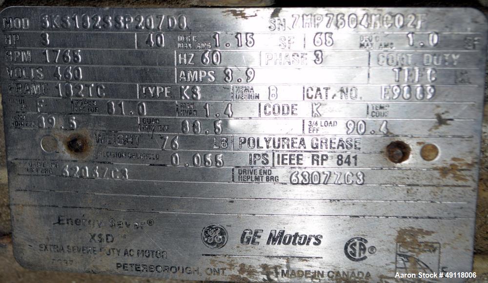 Used- Vibra Screw 304 Stainless Steel Screw Feeder
