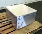 Used Accu-Rate 600 Series Dry Material Feeder, 304 Stainless Steel. Approximately 1-3/4