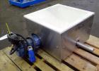 Used Accu-Rate 600 Series Dry Material Feeder, 304 Stainless Steel. Approximately 1-3/4