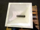 Used Accu-Rate 600 Series Dry Material Feeder, 304 Stainless Steel. Approximately 1-3/4