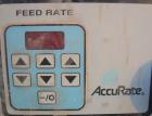 USED: Accurate volumetric dry material feeder. Approximate 2-1/4