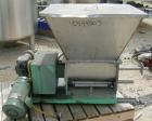 Used- Acrison volumetric feeder, model 105ZW, 304 stainless steel. 1-3/4