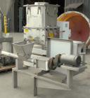 Used Acrison Weight-Loss Differential Weigh Feeder, Model 402-200-100-BDF-1.5-EE, 304 Stainless Steel. Feed Range 200 pounds per hour maximum, scale capacity 100 pounds. Bin discharger feeder rated 5...