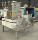 Used Acrison Weight-Loss Differential Weigh Feeder, Model 402-200-100-BDF-1.5-EE, 304 Stainless Steel. Feed Range 200 pounds per hour maximum, scale capacity 100 pounds. Bin discharger feeder rated 5...