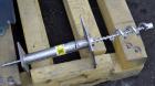 Used Acrison Weight-Loss-Differential Weigh Feeder, Model 405-50-50-BDF1-D/2, 304 Stainless Steel. Feed range 50 pounds per hour maximum. Triple auger/agitator metering with (2) large agitators, and ...