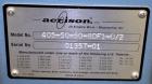 Used Acrison Weight-Loss-Differential Weigh Feeder, Model 405-50-50-BDF1-D/2, 304 Stainless Steel. Feed range 50 pounds per hour maximum. Triple auger/agitator metering with (2) large agitators, and ...