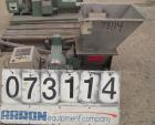 Used Acrison Volumetric Feeder, Model 105X-G, 304 Stainless Steel. Trough measures approximately 9