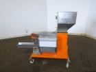 Used Engelhardt Continuous Dosing Weigher, Type KDE-GL 800E. Consists of top feed hopper, vibratory feeder with cover, weighing system, bottom discharge vibratory feeder. Has Engelhardt model DPC3000...