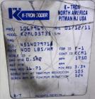 Used Stainless Steel K-Tron Feeder, Model K2-ML-T35