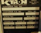 Used K-Tron feeder with approximate 31mm screw
