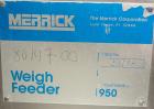Used Stainless Steel Merrick Industries Weigh Belt Feeder, Model Gravimerik 950