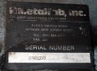 Used- MetalFab Volumetric Screw Feeder, Model DB1-4
