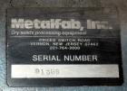Used- MetalFab Volumetric Screw Feeder, Model DB2-6