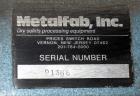 Used MetalFab Volumetric Screw Feeder, Model DB2-6