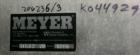 Used Meyer Dual Station Mix/Blend, Model MB/2