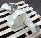 Used K-Tron Volumetric Twin Screw Feeder, Model K2V-T35. Approximate 428 pounds per hour output. (2) Approximate 1-3/8” diameter intermeshing 304 stainless steel screws, driven by a 1/2hp, 90 volt, 1...