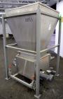 Used Schenck Accu-Rate 1200 Series Dry Material Feeder, Model 1205, 304 Stainless Steel. Approximately 6