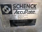 Used Schenk Accurate Volumetric Feeder, Type, MOD602M. Stainless steel screw and spout, 2.25