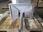 Used Schenk Accurate Volumetric Feeder, Type MOD602M. Stainless steel screw and spout, 2.25