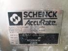 Used Schenk Accurate Volumetric Feeder, Type MOD602M. Stainless steel screw and spout, 2.25