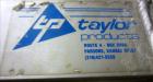 Used- Taylor Products Volumetric Feeder