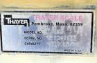 Used Thayer Scale M Series Low Density Weigh Belt Feeder, Model M-36T. Capacity 4000 pounds an hour. Approximate 36