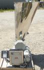 Used K-Tron Volumetric Twin Screw Feeder, 304 Stainless Steel. Approximate (.07) cubic feet an hour output.Approximate screw diamter is 1-1/2