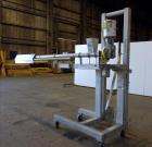 Used Coating Drum Powder Feed Screw, 304 Stainless Steel