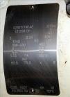 Used Coating Drum Powder Feed Screw, 304 Stainless Steel