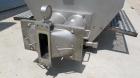 Used Volumetric Twin Screw Feeder.  Stainless steel twin screw feeder with agitator screw.  Screws driven by Eurodrive 3/4 hp each.  Hopper is 45