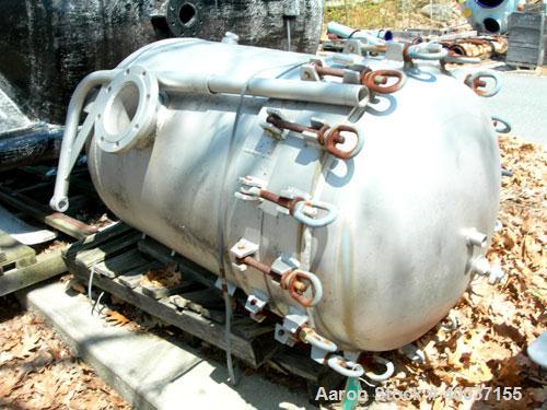 Used Used: Filterite cartridge filter, model 162MS03C-316L-6FD-C150, stainless steel. 32" x 36" straight side dished bolt on top, dished bottom. Internal rated 150 psi at 200 deg.f.. 6" inlet/ outlet...