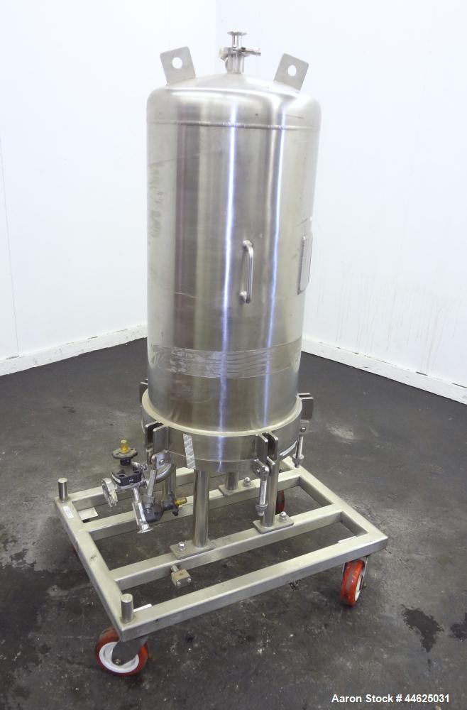 Used Stainless Steel Cotter Brothers Cartridge Filter Housing