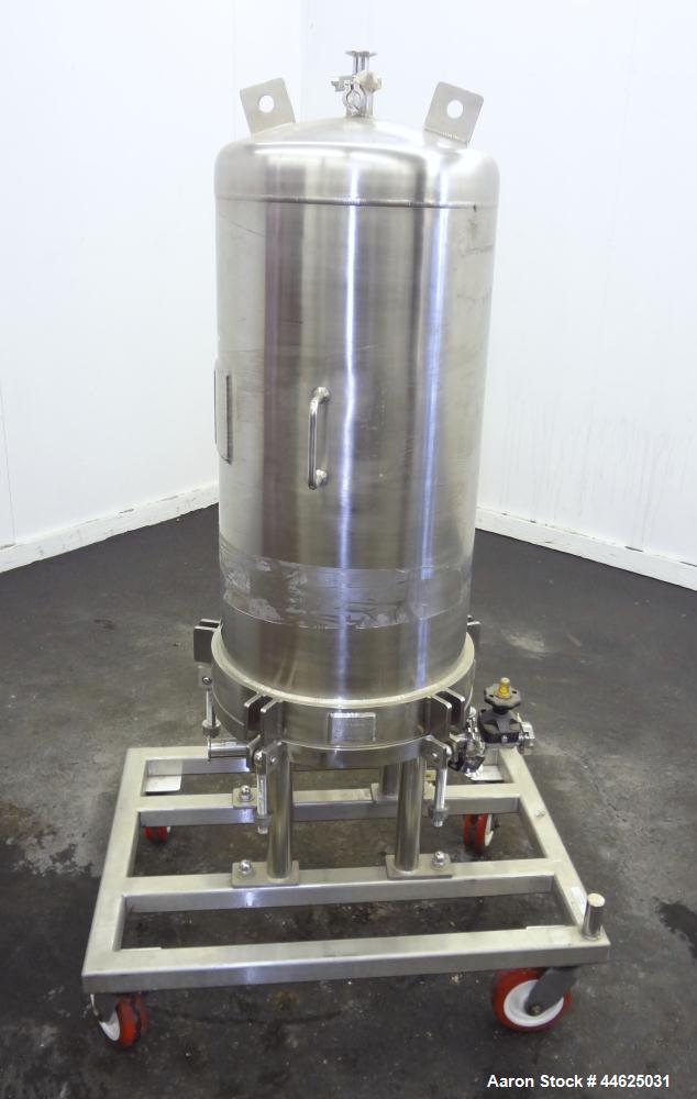 Used Stainless Steel Cotter Brothers Cartridge Filter Housing