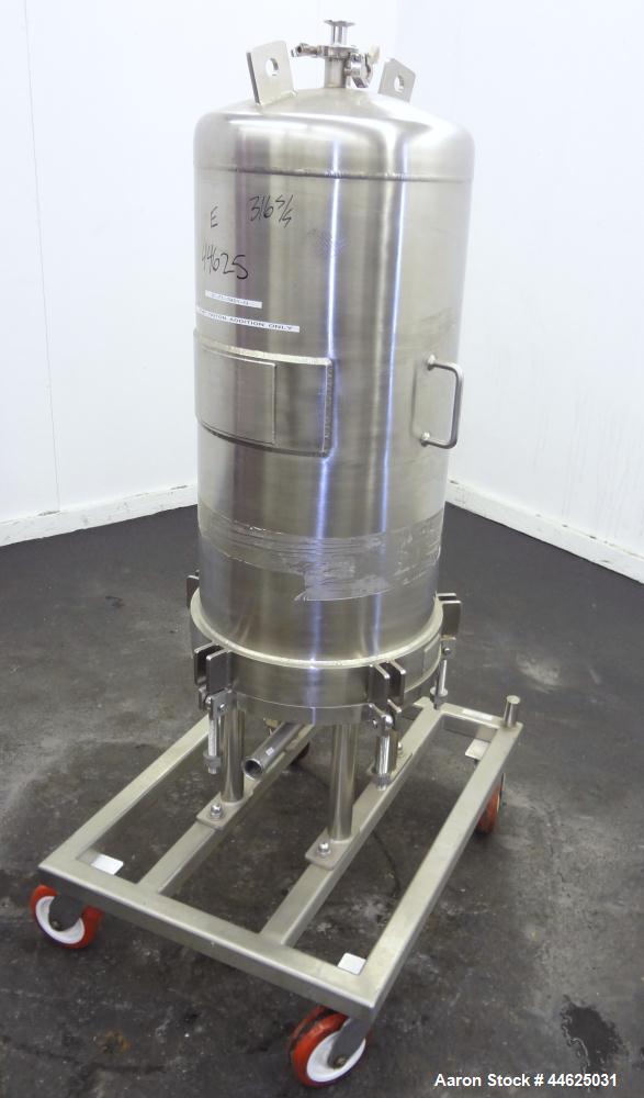 Used Stainless Steel Cotter Brothers Cartridge Filter Housing