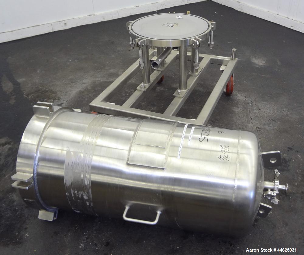 Used Stainless Steel Cotter Brothers Cartridge Filter Housing