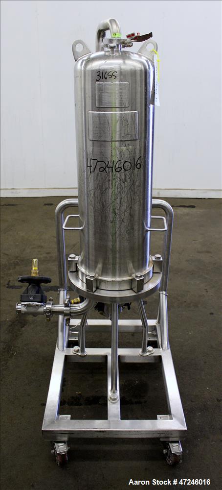 Used Allegheny Bradford Corp Filter Housing, Volume 45 liter, 316 Stainless Ste