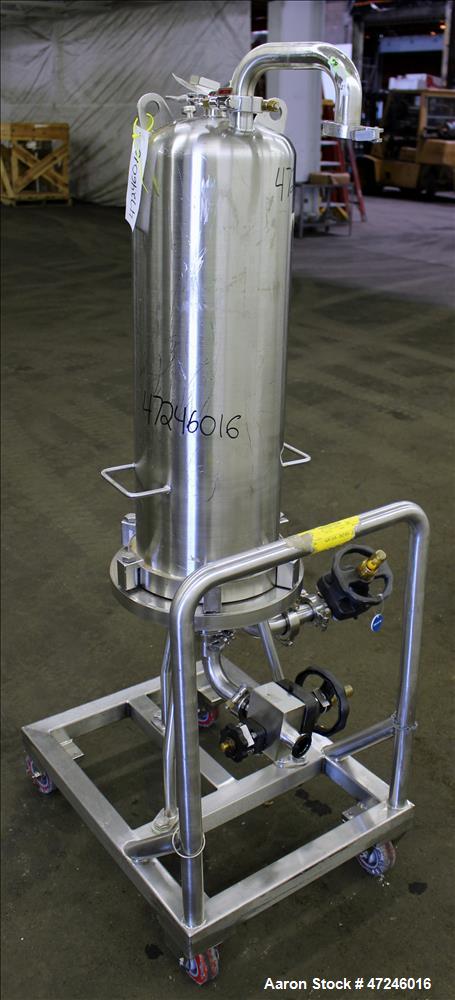 Used Allegheny Bradford Corp Filter Housing, Volume 45 liter, 316 Stainless Ste