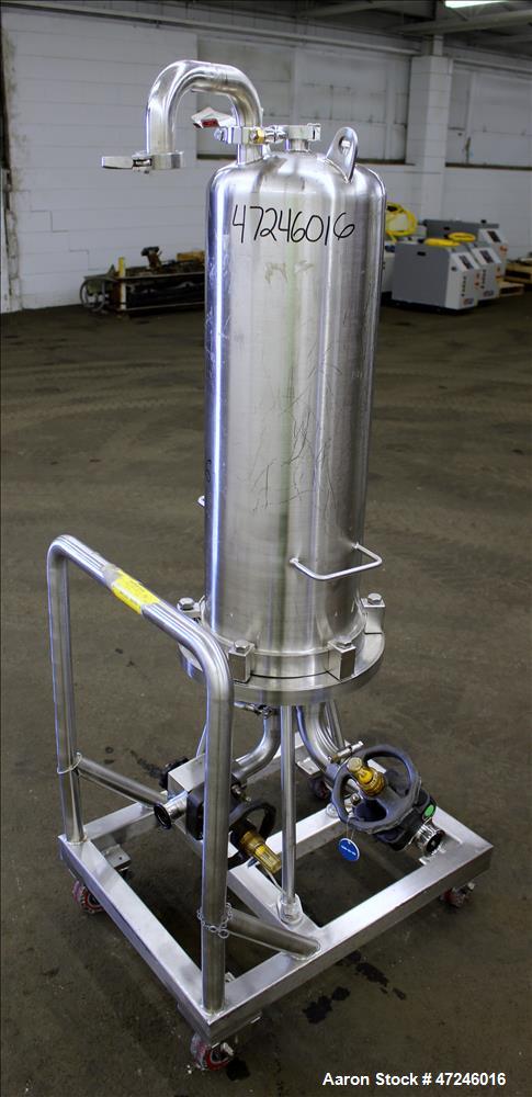 Used Allegheny Bradford Corp Filter Housing, Volume 45 liter, 316 Stainless Ste