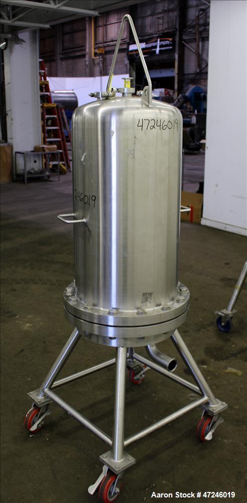 Used Allegheny Bradford Corp Filter Housing, Volume 140 liters, 316 Stainless S