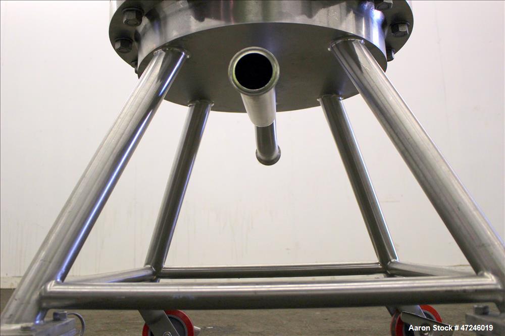 Used Allegheny Bradford Corp Filter Housing, Volume 140 liters, 316 Stainless S