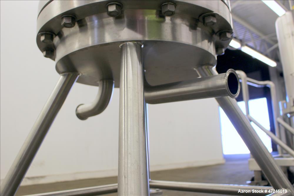 Used Allegheny Bradford Corp Filter Housing, Volume 140 liters, 316 Stainless S