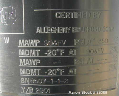 Used Allegheny Bradford Sanitary 3 Round Opt 1 Clean Filter