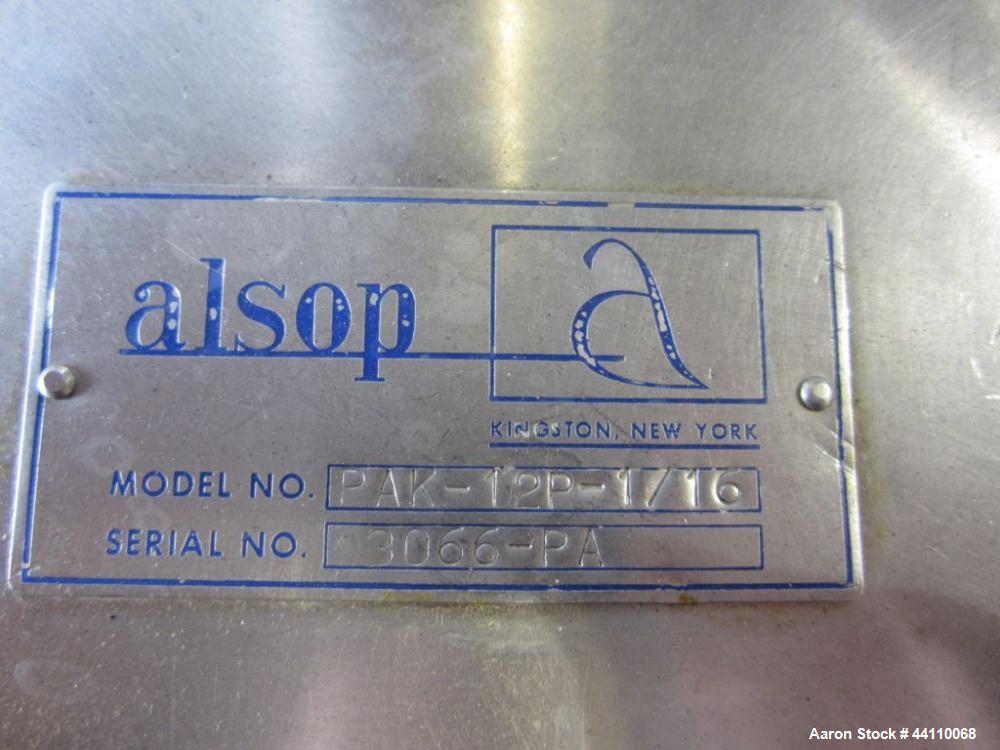 Used Alsop Engineering, Model PAK-12P-1716
