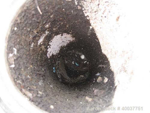 Used American Basket Filter, Stainless Steel. 7" Diameter x 24" deep baskets, rated 150 psi at 150 degrees F, serial #7980.