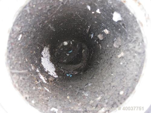 Used American Basket Filter, Stainless Steel. 7" Diameter x 24" deep baskets, rated 150 psi at 150 degrees F, serial #7980.